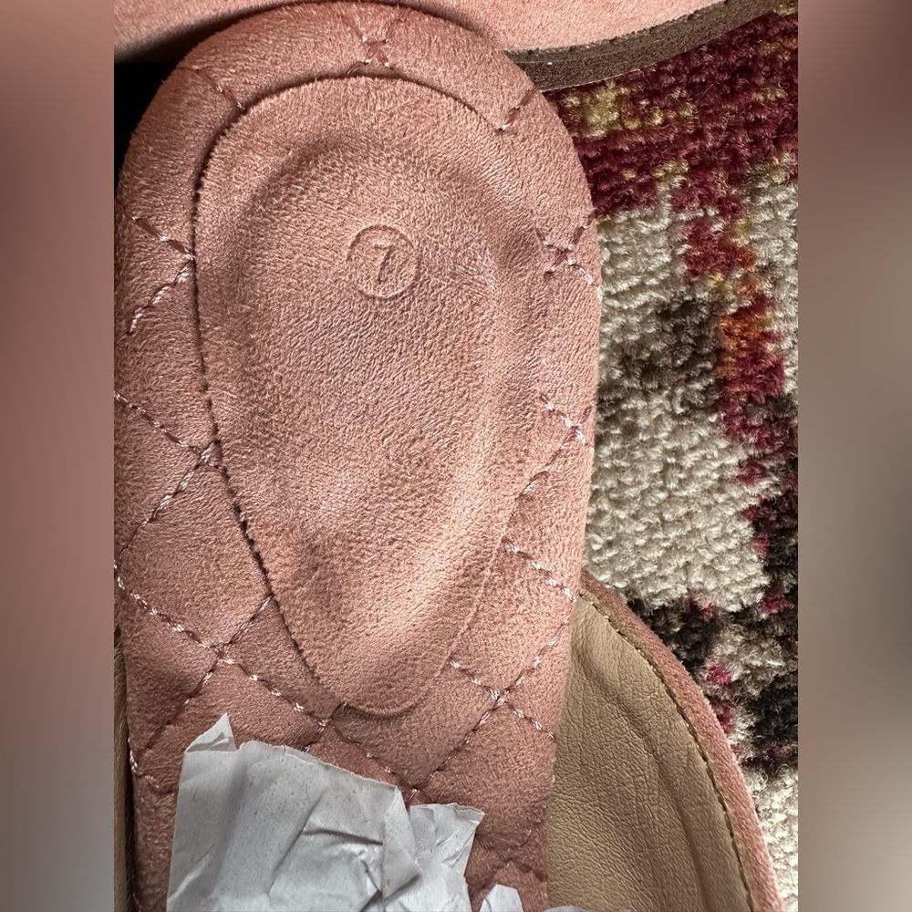 Pink Suede Bow Loafers - Picture 5 of 6